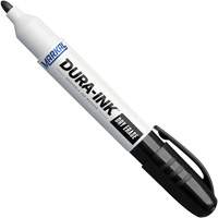 Dura-Ink&reg; Dry Erase Ink Markers, Black, Bullet Tip WestPier