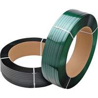 Green Strapping, Polyester, 3/4" W x 3000' L, Green, Machine Grade PF692 | WestPier