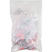 White Block Poly Bags, Reclosable, 9" x 6", 2 mils PF941 | WestPier