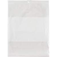 White Block Poly Bags, Reclosable, 10" x 8", 2 mils PF948 | WestPier