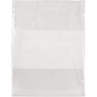 White Block Poly Bags, Reclosable, 15" x 12", 2 mils PF963 | WestPier