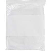 White Block Poly Bags, Reclosable, 15" x 12", 2 mils PF963 | WestPier
