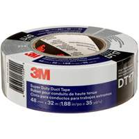DT17 Super-Duty Duct Tape, 17 mils, Black, 48 mm (2") x 32 m (105') WestPier
