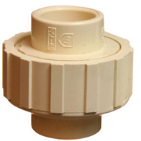 Pipe Union, 1/2", CPVC, Hub x Hub WestPier