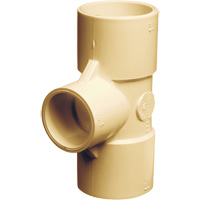 Flowguard Gold&reg; Tee Fitting, Reducing, CPVC, 3/4" x 3/4" x 1/2" WestPier