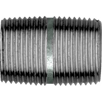Close Pipe Nipple, Galvanized, 1", NPT x NPT WestPier