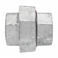 Union Pipe Fitting, 1/8", Galvanized Iron, FPT WestPier