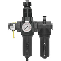 Automatic Drain Filter, Regulator & Lubricator with Metal Bowl & Gauge Modulair 400, 3/4" NPT WestPier