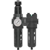 Filtre/r&eacute;gulateur + filtre coalescent drain manuel avec bol standard Modulair 400, 1/4" NPT, 150 psi, Capacit&eacute; de 9,1 oz liq. WestPier