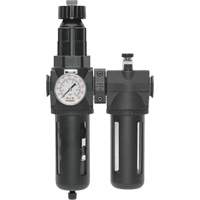 Filter/Regulator & Lubricator Modulair 400 with Gauge & Standard Bowl, 1/2" NPTF WestPier