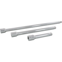 Socket Extension Set, 1/2" Drive, Chrome Finish, 3 Pcs WestPier