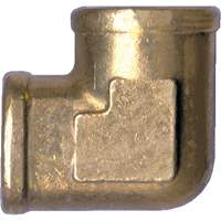 Raccord de tuyau forg&eacute; en coude 90°, FPT, Laiton, 1/2" WestPier
