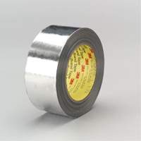 High-Temperature Aluminum Foil/Glass Cloth Tape, 12 mm (1/2") W x 33 m (108') L WestPier