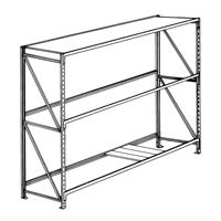 Pronto Bulk Storage Racks - 22-Ga. Shelf Panels, Galvanized Steel, 24" W x 6" D RB020 | WestPier