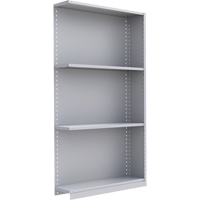 Interlok Shelving Unit, Steel, Boltless, 450 lbs. Capacity, 48" W x 88" H x 24" D WestPier