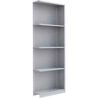 Interlok Shelving Unit, Steel, Boltless, 800 lbs. Capacity, 36" W x 100" H x 24" D WestPier