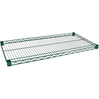 Shelf for Heavy-Duty Green Epoxy Finish Wire Shelving, 60" W x 24" D, 600 lbs. Capacity RL628 | WestPier
