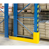 Racking Aisle Protectors, 3" W x 56" L x 16" H, Safety Yellow RN062 | WestPier