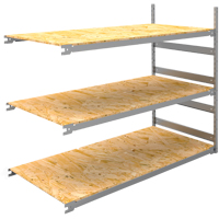 &eacute;tag&egrave;re-classeur de grande largeur, Acier, 3 Tablettes, 72" la x 32" p x 60" h, Ensemble Ajout WestPier