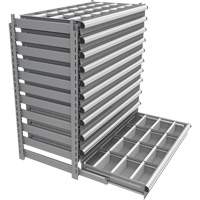 Cabinet d'entreposage à tiroirs intégré Interlok RN762 | WestPier