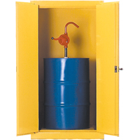 Drum Safety Cabinets, 55 US gal. Cap., Yellow SA069 | WestPier