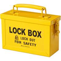 Coffret de s&eacute;curit&eacute; de groupe, Jaune WestPier