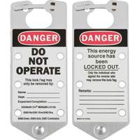Labeled Lockout Hasps, Silver WestPier
