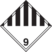 Miscellaneous Danger TDG Shipping Labels, 4" L x 4" W, Black on White SAG884 | WestPier