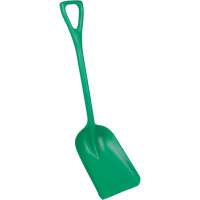 Safety Shovels - Hygienic Shovels (One-Piece), 10" x 14" Blade, 38" Length, Plastic, Green SAL459 | WestPier