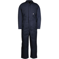Insulated Coveralls, Men's, Navy Blue, Size Medium WestPier