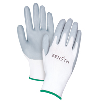 Lightweight Breathable Coated Gloves, 8/Medium, Foam Nitrile Coating, 13 Gauge, Polyester Shell WestPier