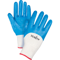 Gants enduits et tricot&eacute;s sans coutures de poids moyen, 7/Petit, R&ecirc;vetement Nitrile, Calibre 13, Enveloppe en Coton WestPier
