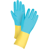 Dipped Chemical-Resistant Gloves, Size 8, 12" L, Neoprene, Flock-Lined Inner Lining, 20-mil SHF697 | WestPier