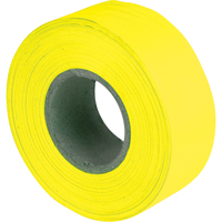 Flagging Tape, 1.2" W x 150' L, Fluorescent Yellow WestPier