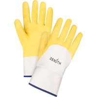 Gants enduits au fini rugueux, 10/T-Grand, R&ecirc;vetement Latex de caoutchouc, Enveloppe en Coton WestPier