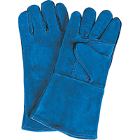 Gants de soudage &agrave; pouce & paume doubles, Cuir de vache refendu, Taille Grand WestPier