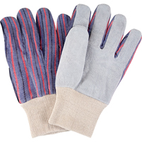 Standard-Duty Work Gloves, Large, Split Cowhide Palm SAP297 | WestPier