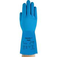 Gants AlphaTec 87-029, Taille Petit/7, 12" lo, Latex de caoutchouc, Doublure en Nylon, 50 mils WestPier
