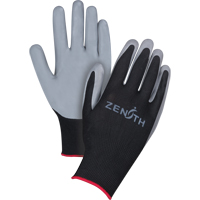 Gants enduits confortables de premi&egrave;re qualit&eacute;, 10/T-Grand, R&ecirc;vetement Nitrile, Calibre 13, Enveloppe en Polyester WestPier