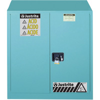 Armoires de s&eacute;curit&eacute; pour acides & produits corrosifs avec doublure ChemCor, 30 gal., 43" x 44" x 18" WestPier