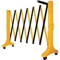 Xpandit Barricade, 36" H x 11.5' L, Black/Yellow WestPier