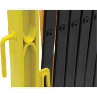 Xpandit Barricade, 36" H x 11.5' L, Black/Yellow WestPier