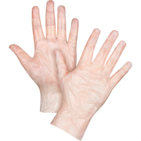 Gants jetables &eacute;conomiques, Petit, Poly&eacute;thyl&egrave;ne, 1 mil, Sans poudre, Transparent WestPier