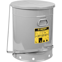 Oily Waste Cans, FM Approved/UL Listed, 21 US gal., Silver WestPier