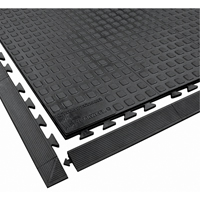 Rejuvenator Connect No. 502 Matting, Polyurethane, 3' W x 3' L, 5/8" Thick, Black WestPier