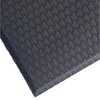 Cushion Max™ Mats, Diamond, 3' x 5' x 5/8", Charcoal, Nitrile/PVC SAR820 | WestPier