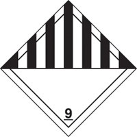 TDG Shipping Labels, Class 9, Miscellaneous Dangerous Goods, Paper WestPier