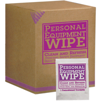 Personal Equipment Wipes, 100 Wipes, 8-3/16" x 5-1/4" SAY553 | WestPier