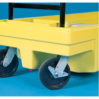 Chariots Poly-Spillcart, 66,5" lo x 29" la x 43,9" h, Cap. de d&eacute;versement 57 gal. US WestPier