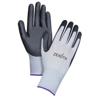 Gants l&eacute;gers enduits et respirants, 6/T-petit, R&ecirc;vetement Mousse de nitrile, Calibre 13, Enveloppe en Polyester WestPier